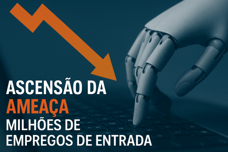 Ascensão da IA ameaça milhões de empregos de entrada em todo o mundo, revela vídeo.
